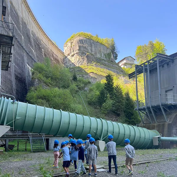 Visite du barrage de Rossens - École Vivalys à Ecublens